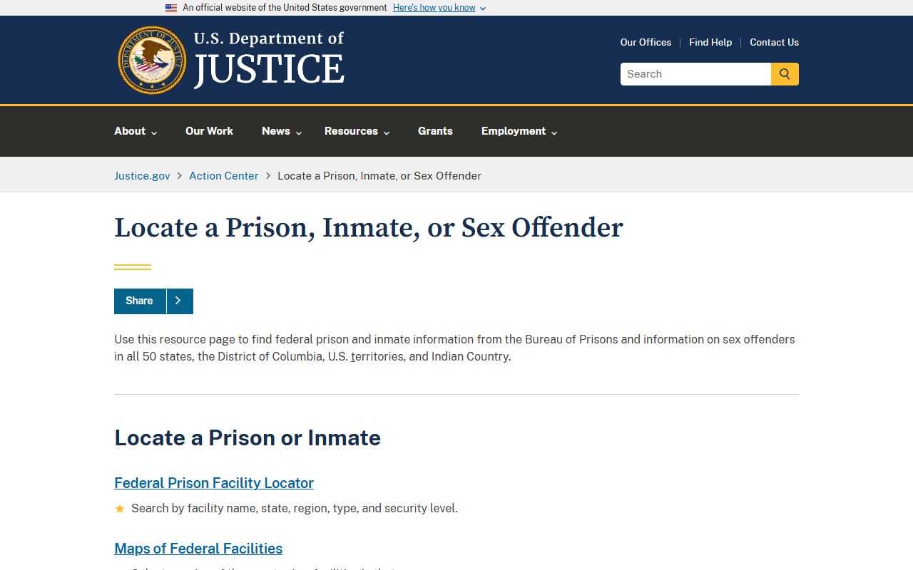 DOJ released inmate and sex offender locator resources for Contra Costa County